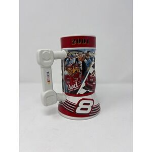 2001 Dale Earnhardt Jr Budweiser NASCAR Beer Stein Mug #8 Racing